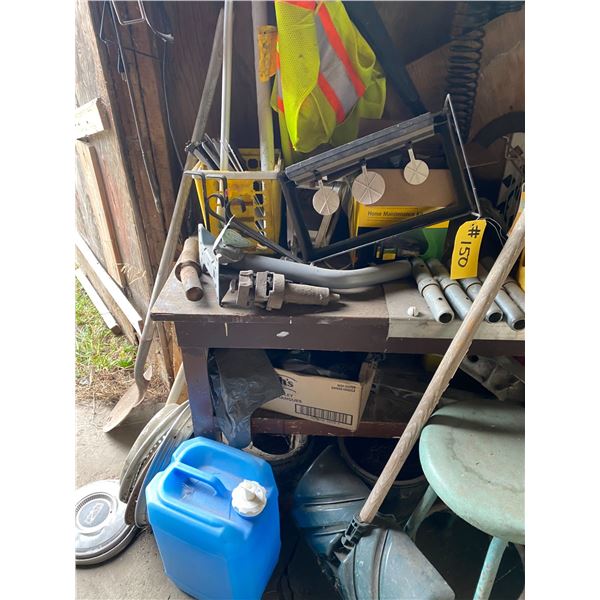 Misc. S.E. Corner- Weasel, washer, pipes, mesh, fridge, airplane, etc.