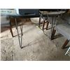 Image 3 : Steel table c/w glass top and 4- chairs