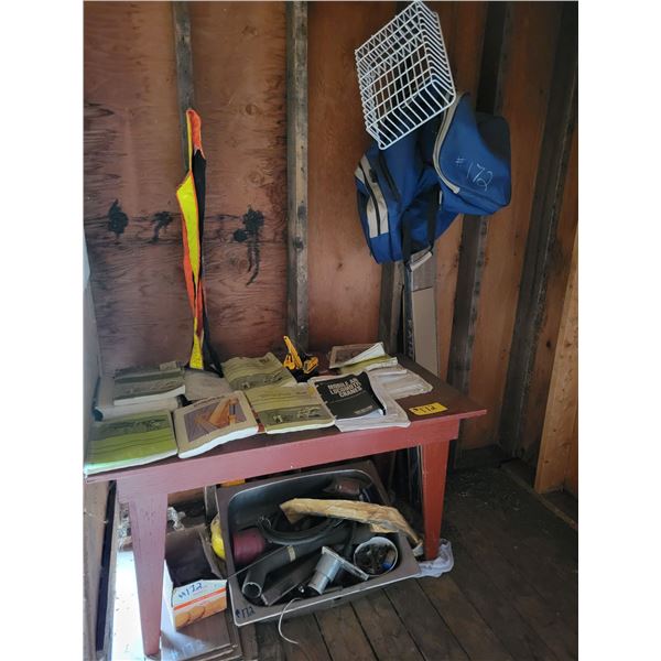 Table, misc. & crane manuals, crane model & misc.