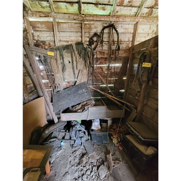 Various buggy parts, harness & misc.