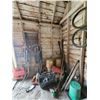Image 1 : Misc. in Corner. Forks, Lariat, Bridles & misc.