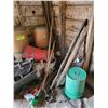 Image 2 : Misc. in Corner. Forks, Lariat, Bridles & misc.