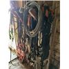 Image 7 : Misc. in Corner. Forks, Lariat, Bridles & misc.