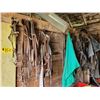 Image 1 : Bridles, halters, aprons (on south wall)