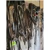 Image 5 : Qty of bridles, halters etc. on North Wall