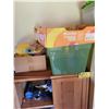 Image 3 : Contents of 2- Cabinets. Kitchenware, clothing etc. including the cabinets