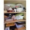 Image 5 : Contents of 2- Cabinets. Kitchenware, clothing etc. including the cabinets