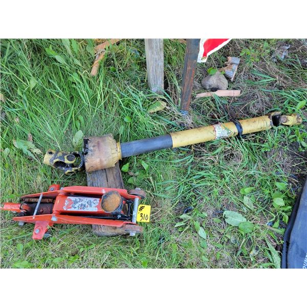 Floor jack & 540 PTO shaft