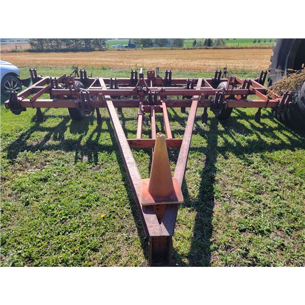 Approx. 16' Deep tillage c/w harrows. Good tires, No ram, buyer responsible to load or move
