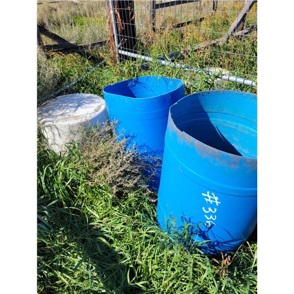 3- Half size barrels