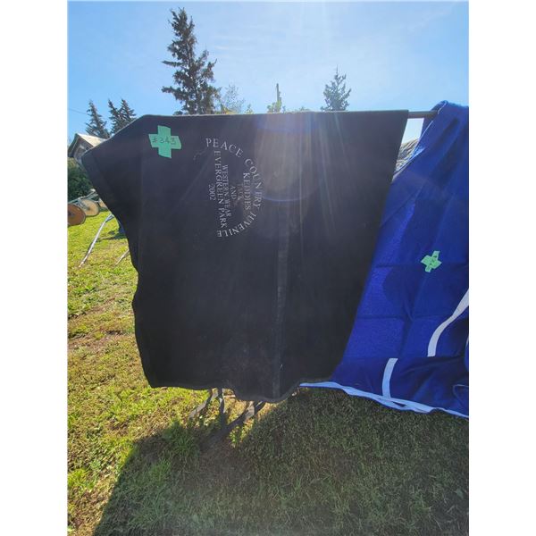 Black horse blanket