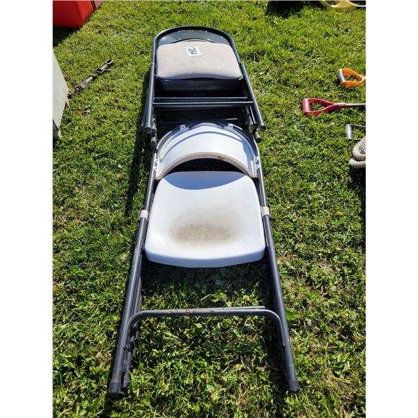 4- Folding chairs