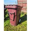 Image 1 : Rolling plastic garbage container