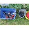Image 3 : Pails, rubber tubs, brushes