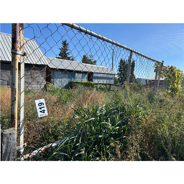 2- Chain-link panels (selling all together)