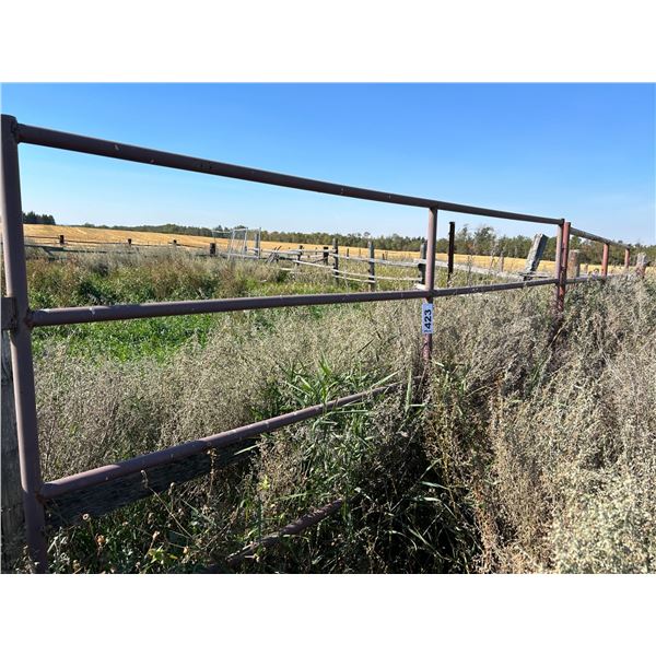 2- Brown round pipe panels (selling all together)