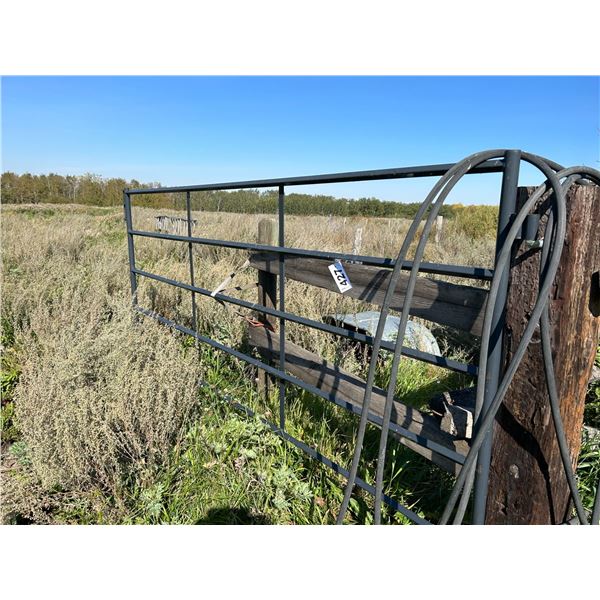 Steel gate (grey) 5 bar