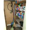 Image 3 : Various cleaning supplies, mops, brooms and misc.