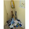 Image 4 : Various cleaning supplies, mops, brooms and misc.
