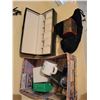 Image 13 : 6 Drawer dresser, clothes, hats, baskets, 2- stools and misc.