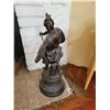 Image 2 : Antique French Metal Statue of a Warlord