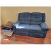 Image 1 : Recliner couch c/w qty of blankets and throw pillow
