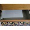 Image 4 : 2 Drawer dresser c/w contents & tote c/w blankets etc.