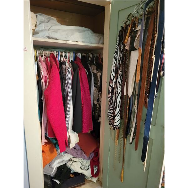 Contents of closet