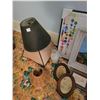 Image 5 : Qty of framed pictures, lamp shades, stools etc.