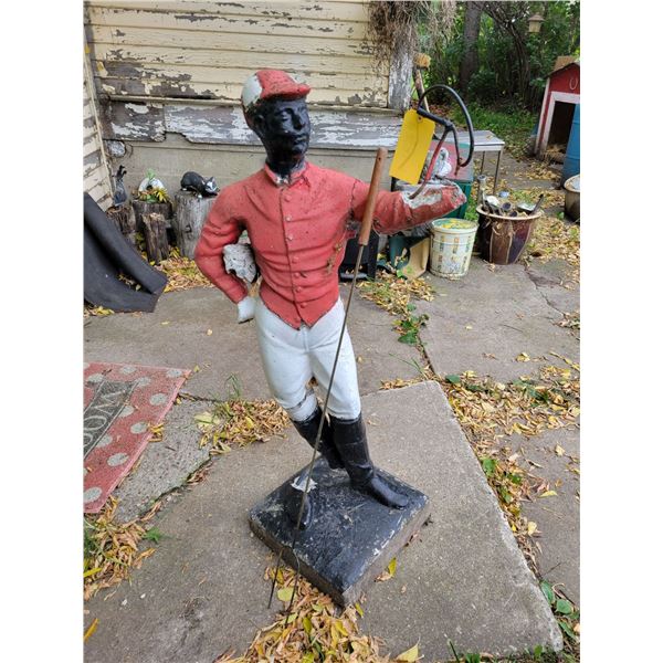 Lawn jockey (some damage)