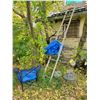 Image 1 : 1- Ext. ladder, 2- chairs, tarp & birdhouse