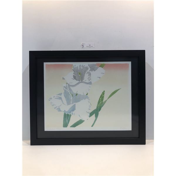 Kelly, (Canadian School) "Gladiolus" 47/50 Silk Screen On Archival Paper