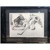 Image 3 : 5 Etching Pieces On Archival Paper "Hockey Players" 2019