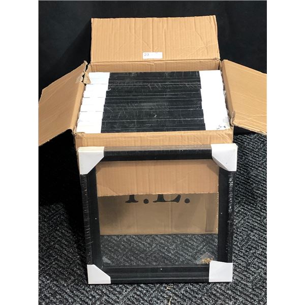 Box Of 10 Black Frames 16L x 16W