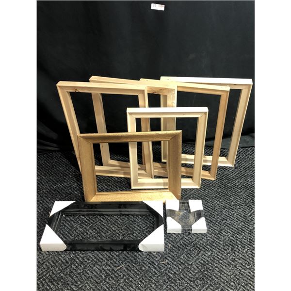 Assortment Of 8 Variety Sized Frames In Different Colors