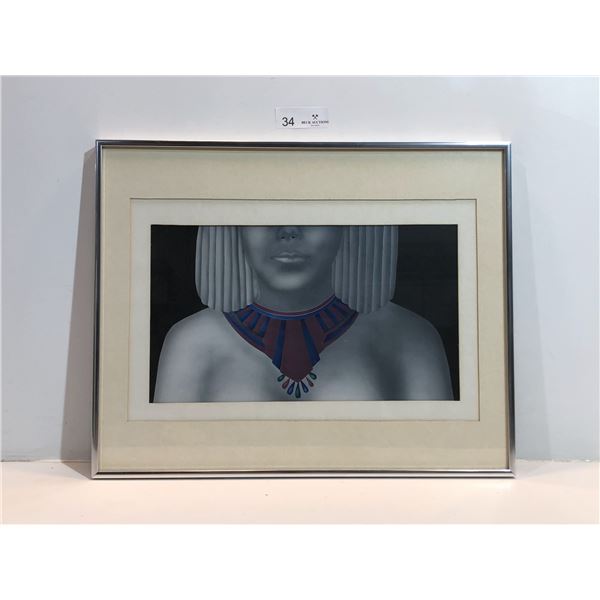 Egyptian Woman Portrait Print