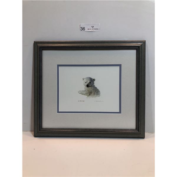 Buuds, Baby Polar Bear Print Signed