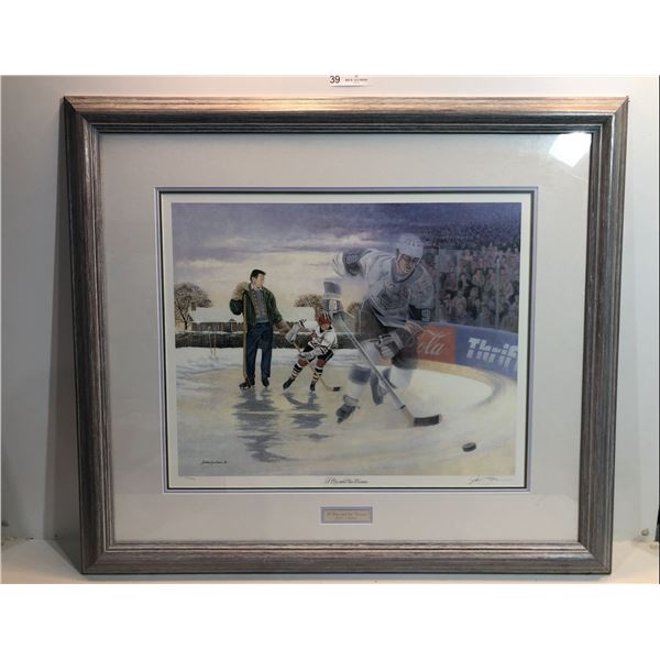 James Lumbers '91, "A Boy And His Dreams" Framed And Signed Limited Edition Print 3167/9999