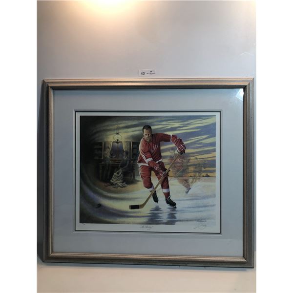 James Lumbers '91, "Mr Hockey" Framed And Signed Limited Print 7153/9999