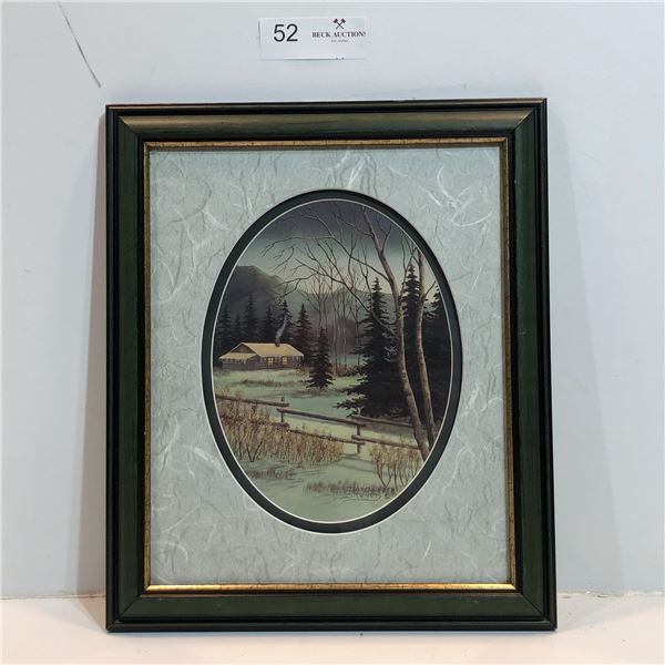 Darcy Shaver 2001, "Backroads" Framed And Signed Print