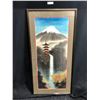 Image 1 : Mount Fuji Waterfall, Framed And Signed Print