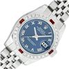 Image 1 : Rolex Quickset Sapphire Blue Roman Ruby & Diamond Datejust Wristwatch