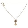 Image 1 : Chanel Red Stone Teardrop Pearl Necklace