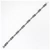 Image 9 : Fancy 14K White Gold 0.72 ctw Diamond Section & Triple Twisted Wire Link Bracele