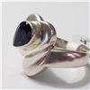 Image 2 : Silver Smokey Quartz Ring (~Size 7)(Ring is resizable for $40) (~length 0 inches) (~weight 7.08g), S