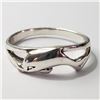 Image 1 : Silver Ring (~Size 8)(Ring is resizable for $40) (~length 0 inches), Suggested Retail Value $100