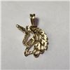 Image 1 : 10K Yellow Gold 0.8G Pendant, Suggested Retail Value $250