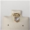 Image 1 : 14K Yellow Gold Moonstone(0.23ct) Pendant, Made in Canada, Suggested Retail Value $160