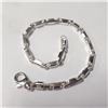 Image 2 : Silver 21.78G 8" Bracelet, Suggested Retail Value $250