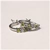 Image 2 : Silver Peridot Hoop Earrings, Suggested Retail Value $160